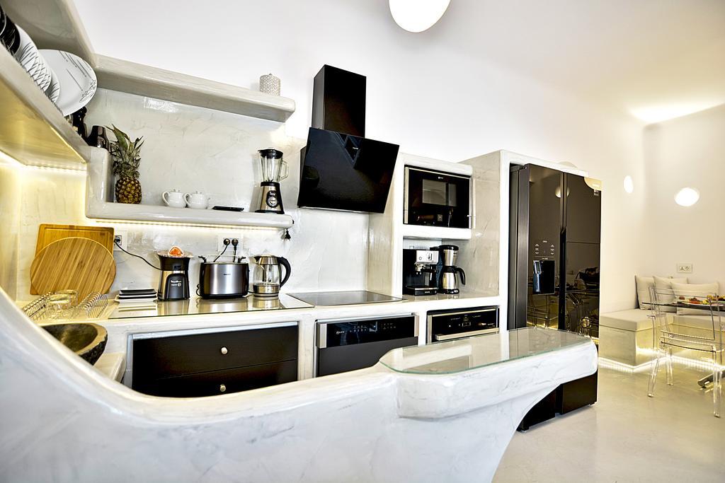 Santorini Loft Daire Kamári Dış mekan fotoğraf