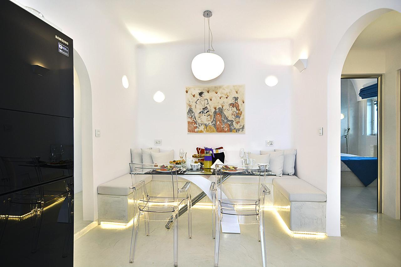 Santorini Loft Daire Kamári Dış mekan fotoğraf